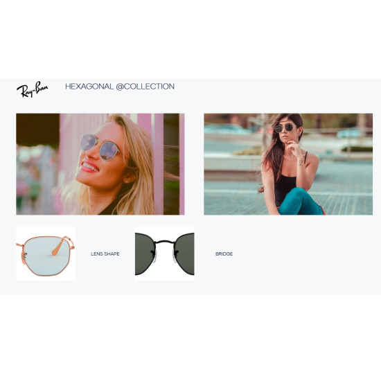 Ray-Ban HEXAGONAL RB3548N 912443