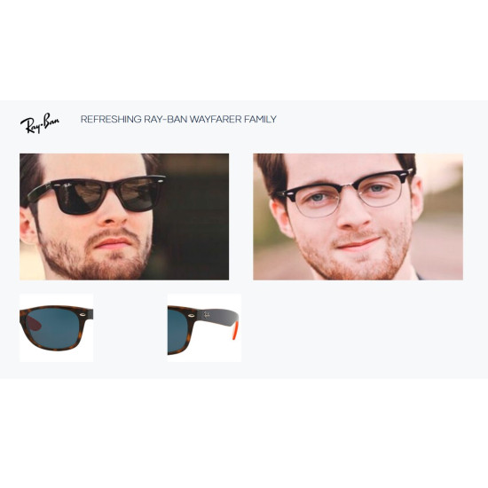 Ray-Ban New Wayfarer RB2132 901 Xlarge