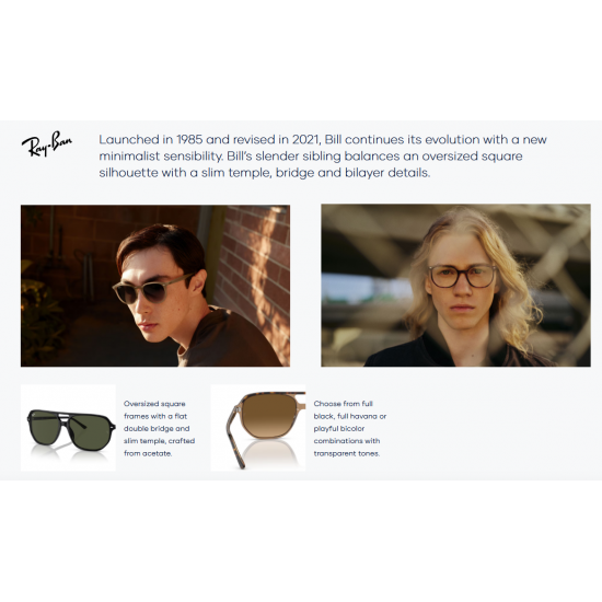 Ray-Ban Bill One RB2205 1292M2 Polarized