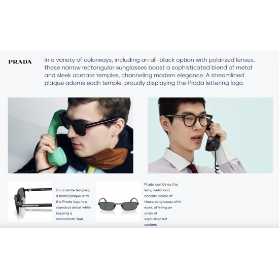Prada PRB54S 1AB5Z1 Polarized