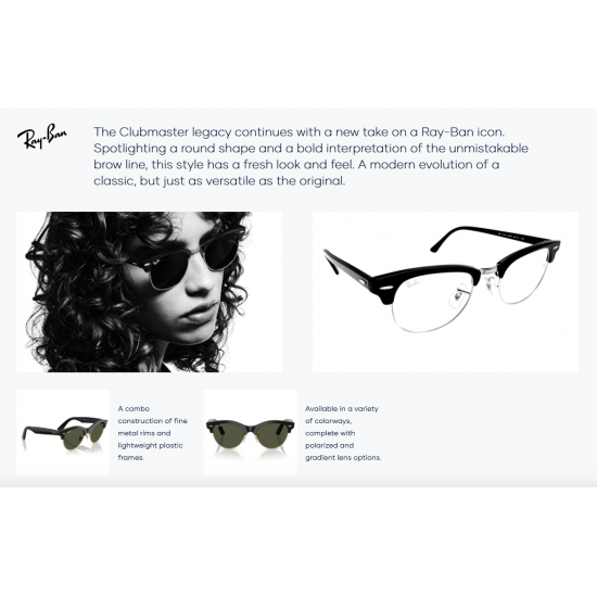 Ray-Ban CLUBMASTER METAL RB3716 900471