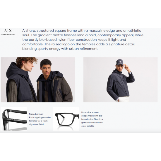 Armani Exchange AX3129U 8388