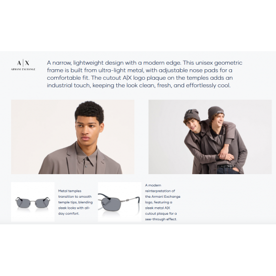Armani Exchange AX2056S 6003/1