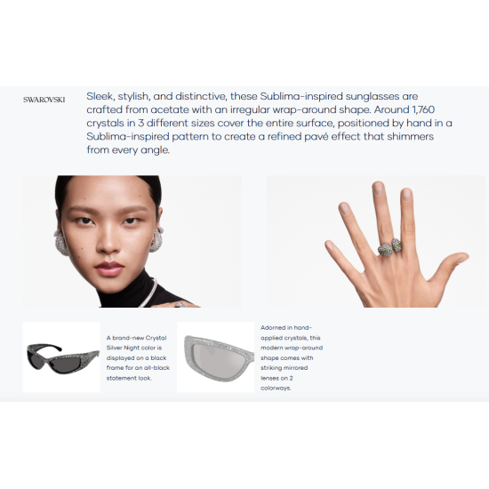 Swarovski SK6027 10596G