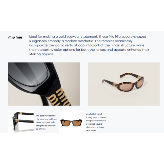 Miu Miu MUA05S 16K10I