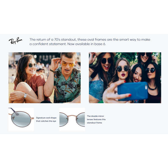 Ray-Ban Oval RB3547 001/51
