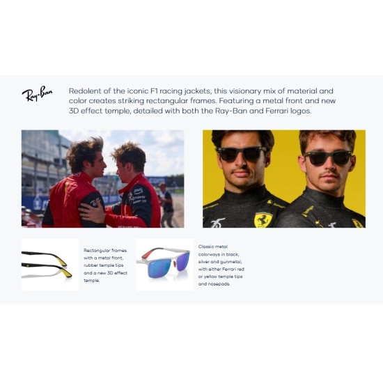Ray-Ban Scuderia Ferrari Chtomance RB3726M F007A1