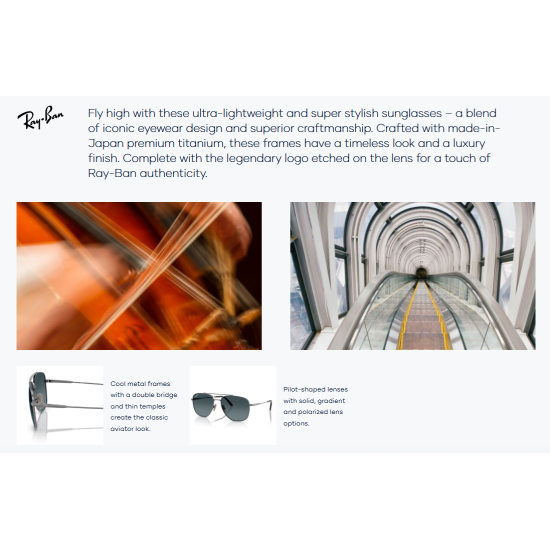 Ray-Ban William Titanium RB8097 165/S3 Polarized