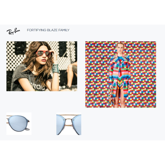 Ray-Ban Blaze Double Bridge Blaze Collection RB4292N 601/11