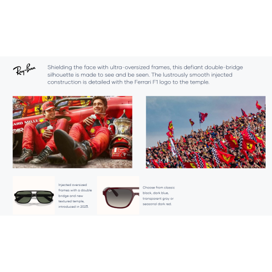 Ray-Ban SCUDERIA FERRARI COLLECTION RB4414M F68511