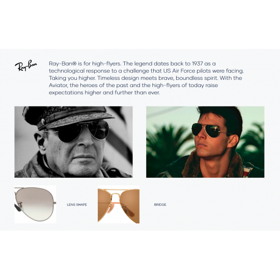 Ray-Ban Aviator Large Metal RB3025 001/3F Large