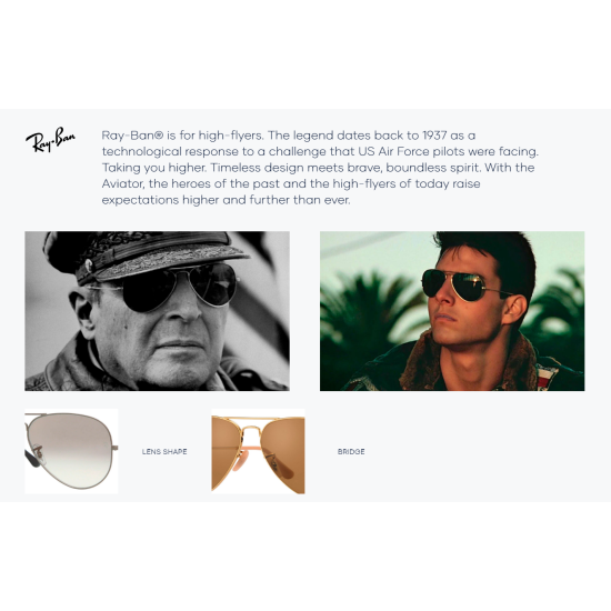 Ray-Ban Aviator Large Metal RB3025 L2823