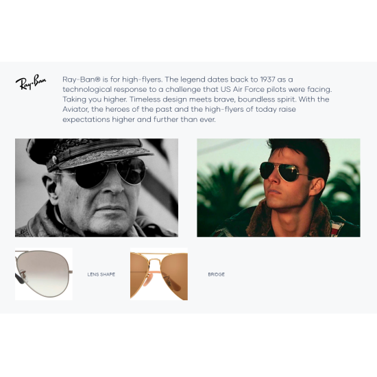 Ray-Ban Aviator Metal RB3025 003/40